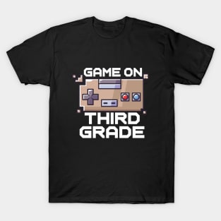 Game On 3rd Grade Funny Gamer T-Shirt